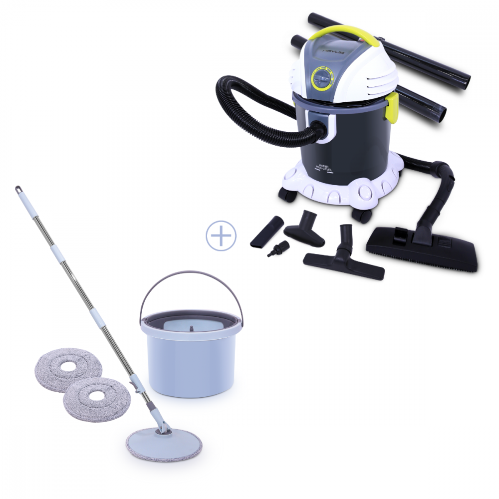 

Rovus - Victor Vaccum Cleaner Wet & Dry With spin mop