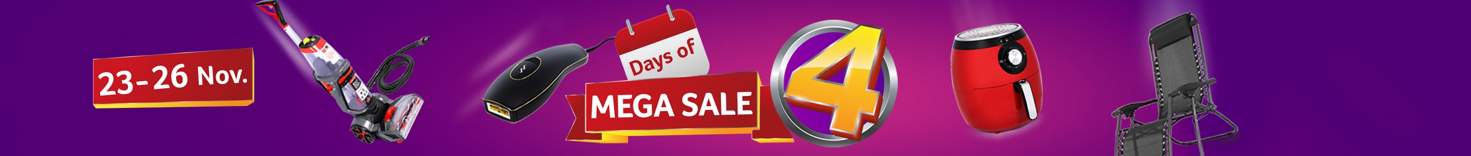 4 Days of Mega Sale