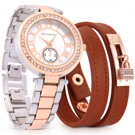 Donna Two Tone Watch