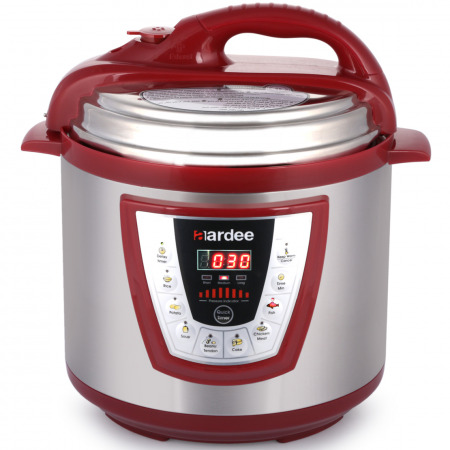 6 Liter Pressure Cooker - Red