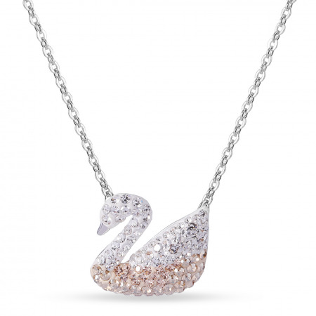 Colourful Swan Necklace 