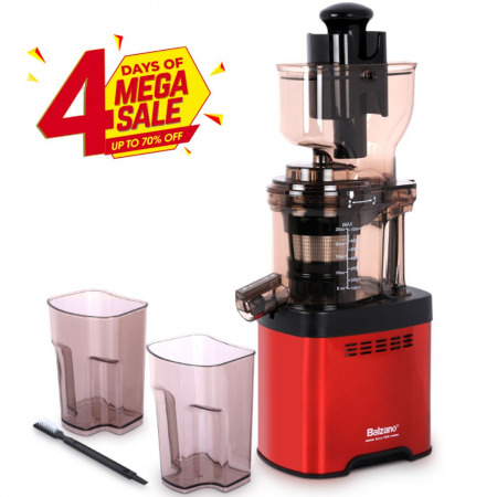 Whole mouth slow Juicer JE20 - Red