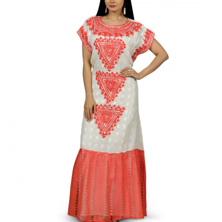 Folklore Coral Dress