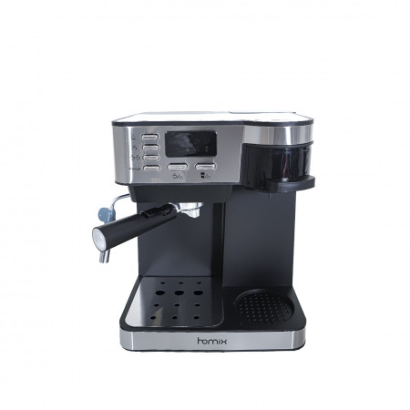 1.2L Cappuccino & Espresso Machine with Drip - Black