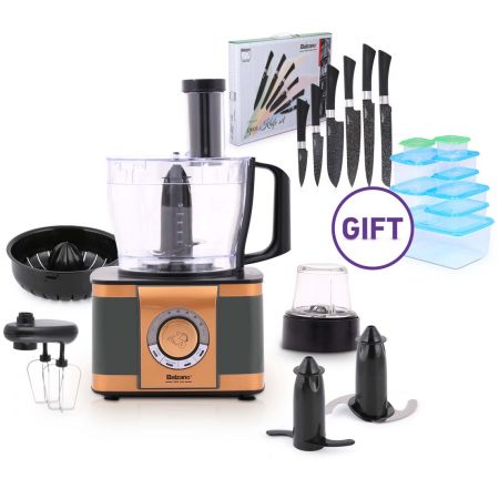 Multifunctional Food Processor EF408 - Empire Grey Collection & Gifts