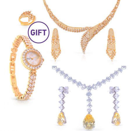 Yellow Topaz Jewelry Set & Gift