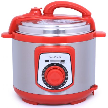 5 Liter Pressure Cooker - Red