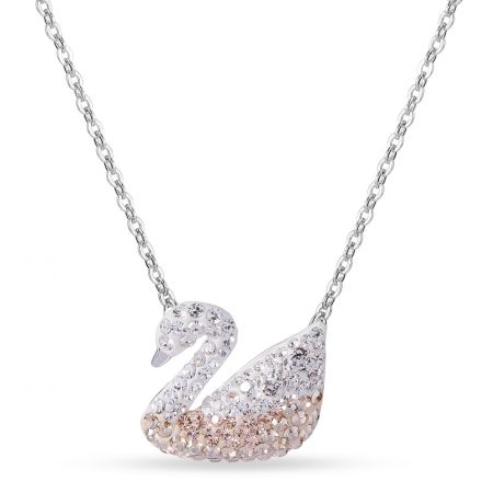 Colorful Swan Necklace Gift