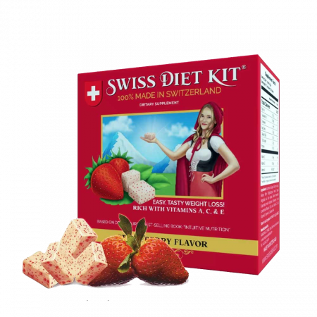 مجموعة الحمية السويسرية - 2 عبوة - نكهة الفراولة