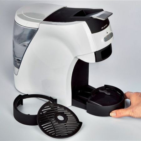 ماكينة تحضير الإسبرسو (كبسولات أو مسحوق القهوة) + مطحنة