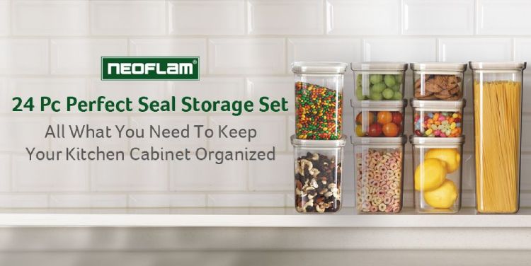 Keep your kitchen organized with Neoflam Storage Set